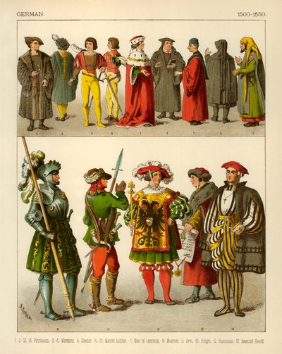 Duitse Kleding 1500-1550 door Albert Kretschmer